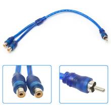 Cable adaptador de Audio MP3 para coche, Cable divisor RCA 1 macho a 2 hembra Y, U90C 2024 - compra barato