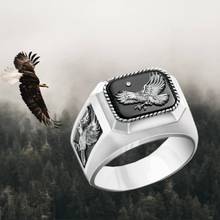 Fashion Hip Hop Steampumk Eagle Ring Men Viking Hawk Totem India Rock Biker Rings for Women Boho Jewelry Wedding Accessories 2024 - buy cheap