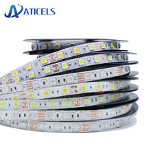 DC12V LED Strip SMD 5050 60LEDs/m 5M IP20/IP65 Flexible Strip Light RGB/RGBW/RGBWW/White/Warm/Red/Blue/Green 2024 - buy cheap