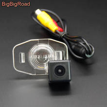Bigbigroom-câmera ccd para estacionamento do veículo, sem fio, visão traseira, imagem colorida, toyota corolla 2007, 2008, 2009, 2010, 2011, 2012 2024 - compre barato