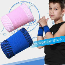 2PCS Sports Wristband for Children Kids Basketball Volleyball Wrist Support Gym Training Wraps Straps Absorb Sweat Wrist Band 2024 - buy cheap