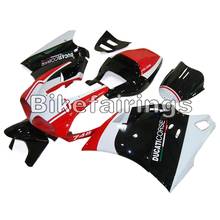 Kit de carenado para motocicletas, cubiertas de inyección ABS para Ducati 996/748/916/998 1996 97 98 99 00 01 02, color negro y rojo 2024 - compra barato