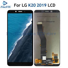 Tela lcd para lg k20 2019, tela sensível ao toque para substituição, compatível com lg k20 lmx120emw 2024 - compre barato