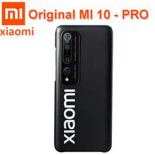 Xiaomi mi 10 pro-capa traseira fina, proteção original oficial de alta qualidade 2024 - compre barato