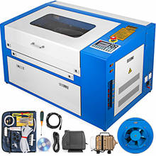 VEVOR 50W CO2 Laser Engraver Engraving Machine 50x30cm Cutter LCD Control Panel From Poalnd 2024 - buy cheap