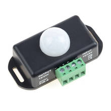 Interruptor infravermelho, sensor de movimento pir, interruptor detector de movimento humano para tira de luz led, fita automática de 12v/24v