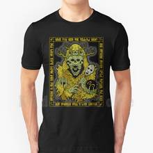 Yellow King Icon-Azhmodai 2018 T Shirt Cotton Men Diy Print Cool Tee Carcosa Yellow Sign Hastur Necronomicon Cthulhu Hp Robert 2024 - buy cheap
