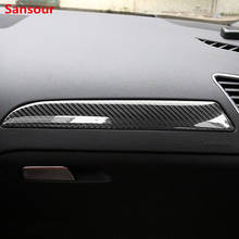 Car Styling Door Panel Decoration Cover Trim Carbon Fiber Dashboard Panel Stickers For Audi A4 B8 2010-2016 Interior Accessories 2024 - buy cheap