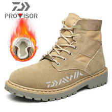 2020 Thick Warm Fishing Shoes Outdoor Winter Daiwa Man Fishing Shoes Climbing Shoes Wear-resisting Dawa Non-slip Outdoor Shoes 2024 - buy cheap