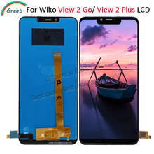 5.93'' Original For Wiko view 2 Go Digitizer phone parts for wiko View 2 plus Touch Screen with LCD Display Assembly Screen 2024 - buy cheap