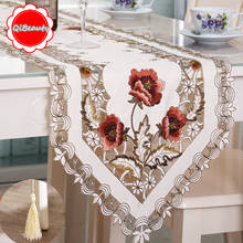 Toalha de mesa bordada em dacron, bandeira minimalista e moderna para decoração de casa com tecido 2024 - compre barato
