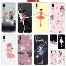 Phone Case For Huawei P50 P40 P10 P20 P30 Lite Pro P Smart Z 2019 2020 Cover Ballet Dance Girl Ballerina 2024 - buy cheap