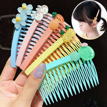 Fashion Row Hairpin Bow Hair Comb Girl Jewelry Brush Clip Accessory Flowers Styling Tool Children Wedding Bridal Accessories 2024 - buy cheap