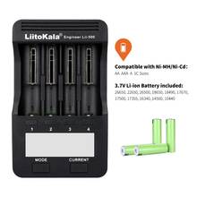 LiitoKala lii-500 LCD 3.7V/1.2V AA/AAA 18650/26650/16340/14500/10440/18500 Battery Charger with screen+12V2A adapter lii500 5V1A 2024 - buy cheap