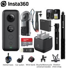 Экшн-камера Insta360 ONE X 5,7 K VR 360, для iPhone и Android Insta 360, зарядное устройство, время пули, невидимая селфи-палка 2024 - купить недорого