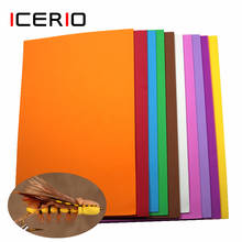 Icerio-folha de espuma voadora, 10 cores, 2mm, papel eva, ant, grama, beetle, caddis, material de ligação à mosca 2024 - compre barato