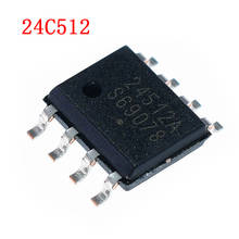 10 peças-cartão de memória at24c512 sop 24c512 prom sop-8 marcação: 2fc AT24C512C-SSHD-T 2024 - compre barato