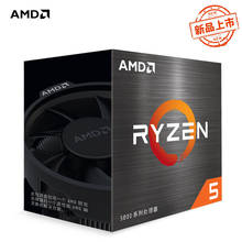 Процессор AMD Ryzen 5 5600X, 3,7 ГГц, новый шестиядерный процессор с двенадцатью потоками, 7 нм, 65 Вт, L3 = 32M, сокет 100-000000065, AM4, с вентилятором 2024 - купить недорого