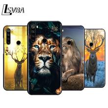 Animal Deer Lion Art Silicone Phone Case For Xiaomi Redmi Note 9 9S Max 8T 8 7 6 5 Pro 5A 4X 4 Soft Black Cover 2024 - buy cheap