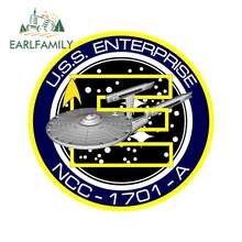 EARLFAMILY 13cm x 12.2cm for Star Trek Starship Enterprise Funny JDM Car Stickers Graffiti Sticker Personality Creative Decal 2024 - buy cheap