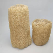 Loofah para limpeza de cozinha e banheiro, esponja natural de diâmetro 6-12cm, 1 peça 2024 - compre barato