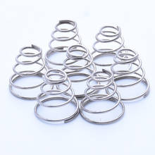 2pcs wire diameter 0.8mm tower springs conical compression spring stainless steel 2024 - buy cheap