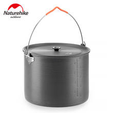 Naturehike ourdoor Cooking 10L Large Capacity Hanging Pot Utensils Aluminum Alloy Portable Pot for Picnic 2024 - buy cheap