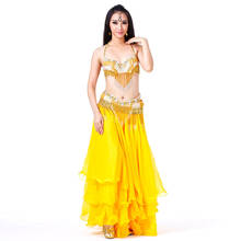 Conjunto de trajes de danza del vientre, traje de Baile Oriental, disfraces de danza del vientre, Carnaval, 2 uds., #856 2024 - compra barato
