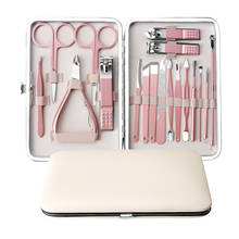 8/18pcs Nail Clipper Set Rose Gold Nail Scissors Acne Needle Nose Exfoliating Trimming Pedicure Menicure Nail Care Tools Kit 2024 - buy cheap