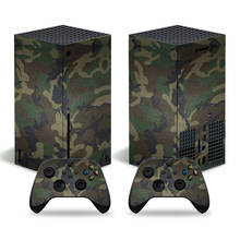 Camouflage Style Skin Sticker Decal Cover for Xbox Series X Console and 2 Controllers Xbox Series X Skin Sticker Viny 1 2024 - buy cheap