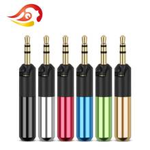 QYFANG 2.5mm Audio Jack 3 Pole Stereo Earphone Plug Metal Adapter Bright Colorful Shell Headphone Wire Connector For ATH-R70X 2024 - buy cheap