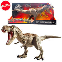 Оригинальный 56 см из фильма «Парк Юрского периода»; Укус бороться тираннозавр рекс большой конкурентоспособная фильм в натуральную величину модель динозавра фигурку игрушки для детей 2024 - купить недорого