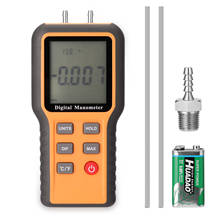 Manometer LCD Display ℃ ℉ Switchable 12 Pressure Units Adjustable Temperature Measurement Tool Pipes Pressure Measuring Device 2024 - buy cheap