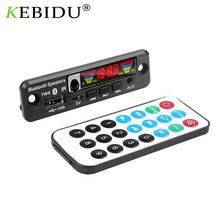Kebidu tws-kit decodificador para carro, com bluetooth 5.0, mãos livres, ape/mp3, 5v, sem fio, rádio fm, tf, usb, 3.5mm, aux, áudio, reprodutor de mp3 2024 - compre barato