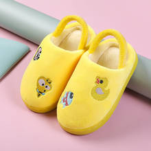 Crianças sapatos para meninos meninas da criança do bebê unisex bordado bonito dos desenhos animados pato sapatos de peixe quente casa chinelos slides buty dzieciece 2024 - compre barato