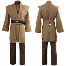 Jedi Knight Cosplay Costume Anakin Skywalker Robe Brown Uniform Suit Adult Halloween Carnival Costume Men Custom 2024 - buy cheap