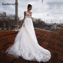 Smileven Элегантное свадебное платье принцессы ТРАПЕЦИЕВИДНОЕ сексуальное платье на бретельках De Mariee кружевные свадебные платья свадебное платье на заказ 2024 - купить недорого