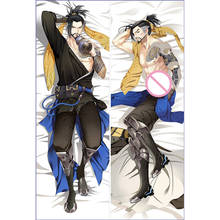 MMF shooting game key roles tracer Lena Oxton & Mccree & Shimada Hanzo & SOLDIER:76 pillow cover body Pillowcase Dakimakura 2024 - buy cheap