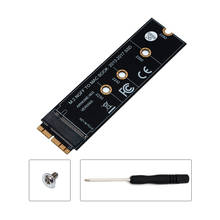 M.2 адаптер M.2 NGFF PCIe AHCI SSD адаптер для MACBOOK Air 2013 2014 2015 2017 A1466 Pro A1398 A1502 A1419 для Apple SSD адаптер 2024 - купить недорого