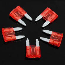 10pcs Car 10A Fuses 10Amp ATM Mini Blade Car Fuse 10 A Fuses Auto Car Motorcycle Trucks Bus Mini Fuses 2024 - buy cheap