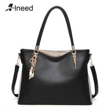ALNEED Women Handbag High Quality PU Female Shoulder Bag Large Capacity Casual Bag 2024 - buy cheap
