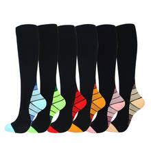 Quality Men Compression Socks Combed Cotton Colorful Happy Funny Sock Hot Sale Fashion Casual Long Men Compression Socks 2024 - buy cheap