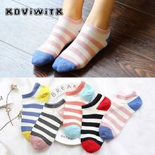 Fashion Zebra Stripe Cotton for Womens Casual Socks Rainbow winter College style Sock Black Harajuku Girls Funny women Art Sox 2024 - buy cheap