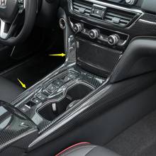 Para honda accord 2018 2019 2020 adesivos de carro console central quadro decorativo escudo protetor caixa mudança engrenagem painel capa 2024 - compre barato