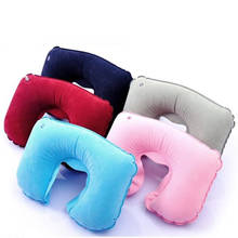 Новая необычная надувная подушка для шеи, надувная U-образная дорожная подушка, Автомобильная подушка для шеи, для путешествий, подушка для шеи 2024 - купить недорого
