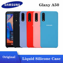 Samsung A50 Case Original Liquid Silicone Soft Protection Back Cover Samsung Galaxy A80 A90 A50 A20 A10 A40 A60 A70 A30 S Case 2024 - buy cheap