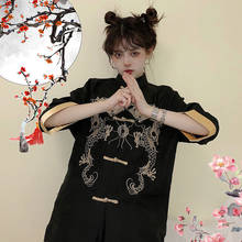 Dragon Haori 2019 News Fashion Clothes Japanese Jacket Vintage Asian Clothes Streetwear Embroidery Style Collar Top Kimono Dress 2024 - buy cheap