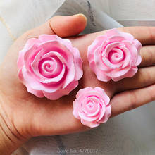 Три размера формы розы свечи формы для свечи воск изготовление ароматизированных свечей ручной работы мыло цветок плесень 2024 - купить недорого