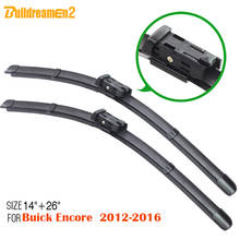 Buildreamen2 Automotive Windshield Soft Rubber Frameless Windscreen Wiper Blade Fit For 2012-2016 Buick Encore 2Pcs 2024 - buy cheap