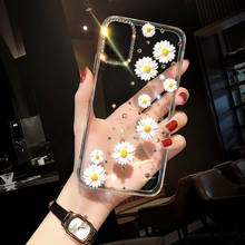 Chrysanthemum Rhinestone Silicone Back Cover For Oppo Reno 4 5 F Z 5G Lite A73 A53 s C11 C12 C3 Phone case Realme 6 7 Pro 5 6i 2024 - buy cheap